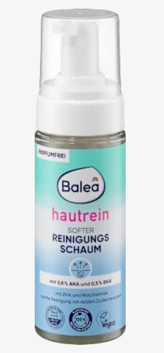 Balea Hautrein, pret pūtīšu sejas tīrīšanās putas, 150 ml